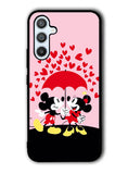 Mickey And Minnie Mouse Rain Love Samsung Galaxy A54 5G Case