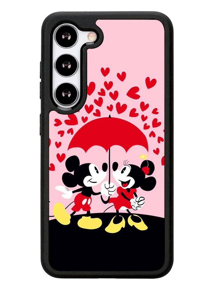 Mickey And Minnie Mouse Rain Love Samsung Galaxy S23 Plus 5G / Samsung Galaxy S23+ 5G Case