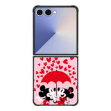 Mickey And Minnie Mouse Rain Love Samsung Galaxy Z Flip 7 5G Case