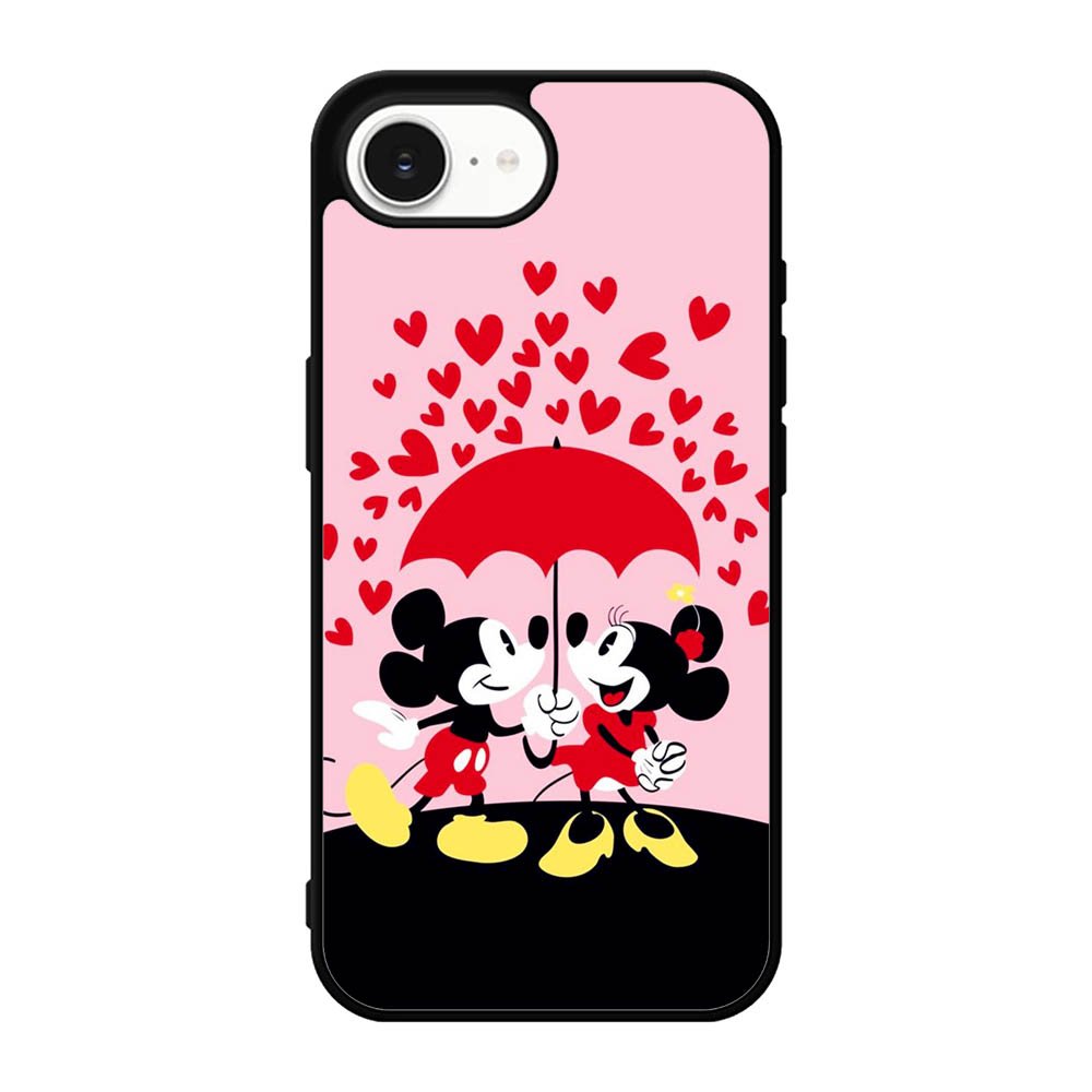 Mickey And Minnie Mouse Rain Love iPhone 17e Case