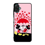 Mickey And Minnie Mouse Rain Love Samsung Galaxy A07 Case
