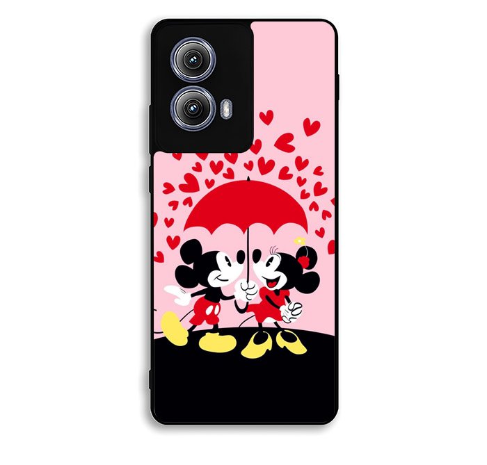 Mickey And Minnie Mouse Rain Love Motorola Moto Edge 2024 Case DC2226