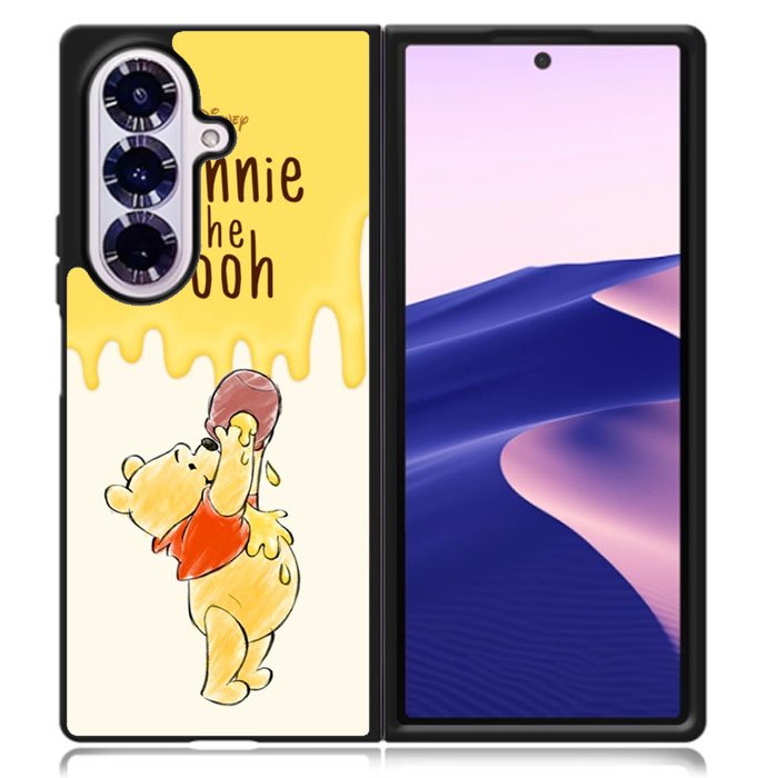 Winnie The Pooh Funny Samsung Galaxy Z Fold 7 Case DC1968