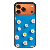 Daisy Blue Background iPhone 18 Pro Case