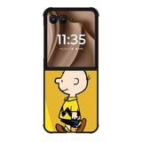 charlie brown simple Motorola Moto RAZR Plus 2025 Case