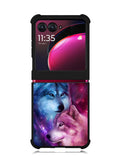 Wolf Painting Motorola Moto Razr Plus 2023 , Moto Razr+ 2023 Case