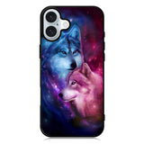 Wolf Painting iPhone 16 Plus Case