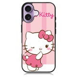Hello Kitty Cute Pink iPhone 16 Plus Case DC0834
