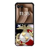 Marine Corps Anchor 1st Motorola Moto RAZR Plus 2025 Case