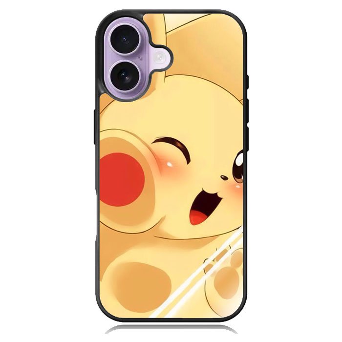 Pikachu Cute Pokemon iPhone 16 Case DC1429