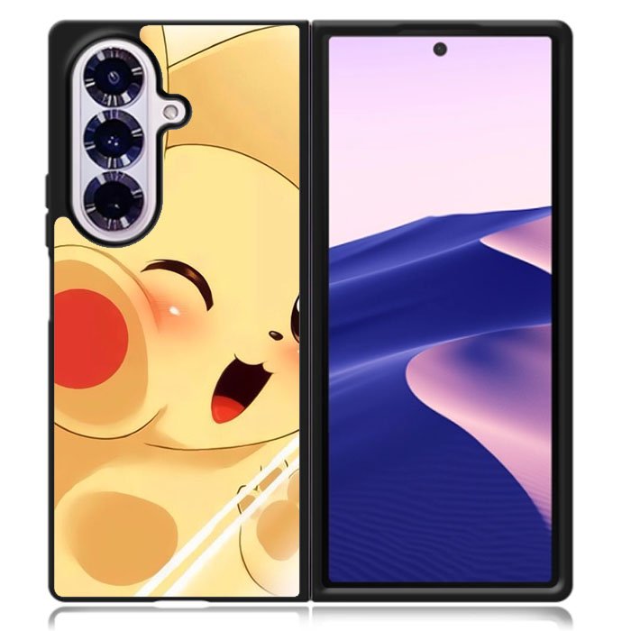 Pikachu Cute Pokemon Samsung Galaxy Z Fold 7 Case DC1429