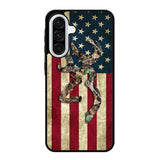Browning Deer Real Tree Camo Usa Flag Samsung Galaxy A56 Case DC0245