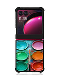 Paint Box Watercolor Motorola Moto Razr Plus 2023 , Moto Razr+ 2023 Case