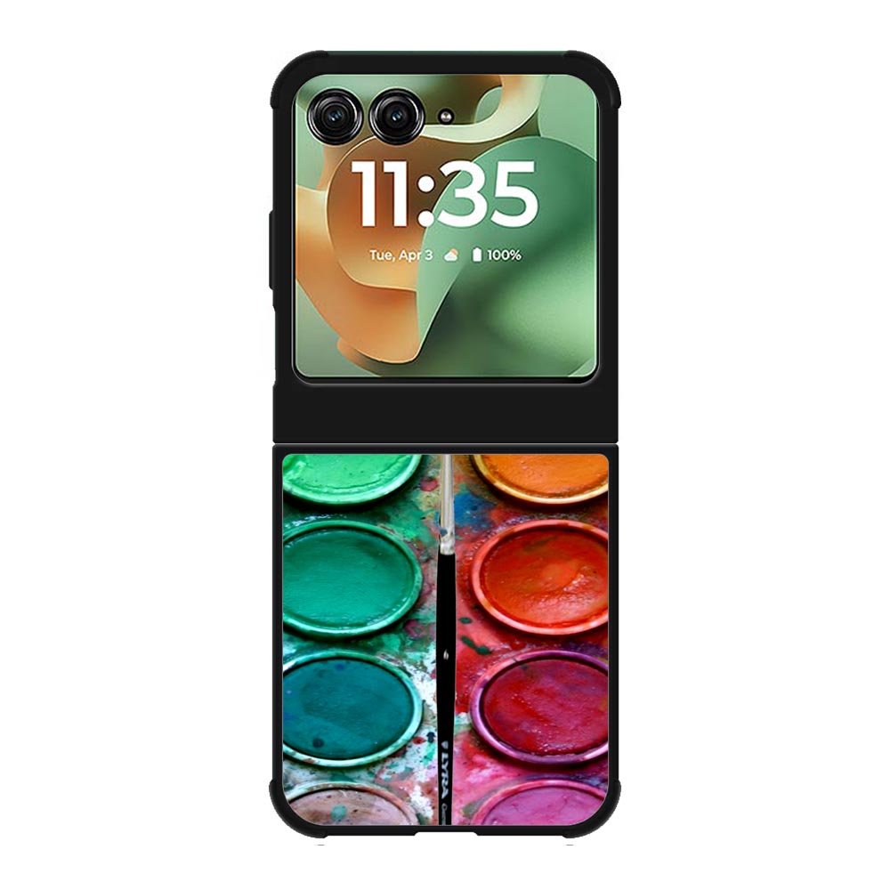 Paint Box Watercolor Motorola Moto RAZR 2025 Case