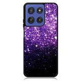 Purple Sparkling Glitter Motorola Moto G Stylus 5G 2025 DC1523