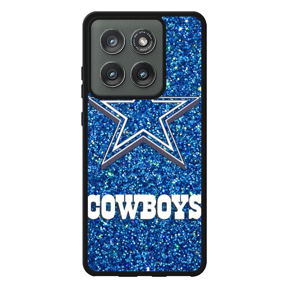 Dallas Cowboys Sparkling Glitter Motorola Moto Edge 2025 Case
