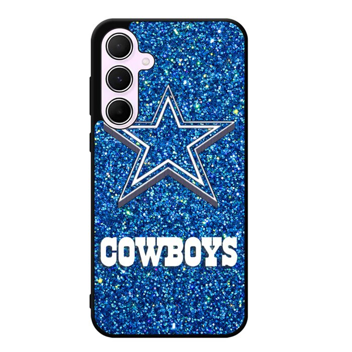 Dallas Cowboys Sparkling Glitter Samsung Galaxy A35 5G Case DC0440