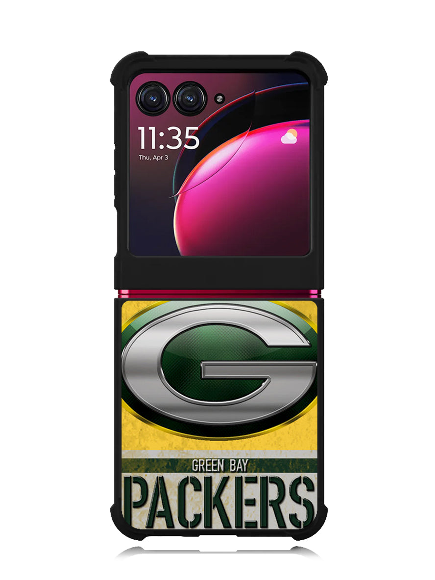 Green Bay Packers Logo 3rd Motorola Moto Razr Plus 2023 , Moto Razr+ 2023 Case