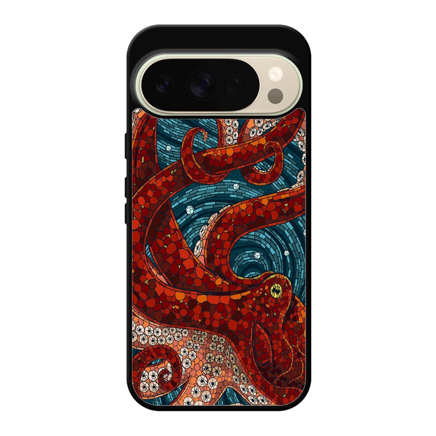 Kraken Octopus Stained Glass Google Pixel 10 Pro Case