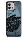 Star Wars Millenium Falcon Blue Motorola Moto G Stylus 5G 2023 Case