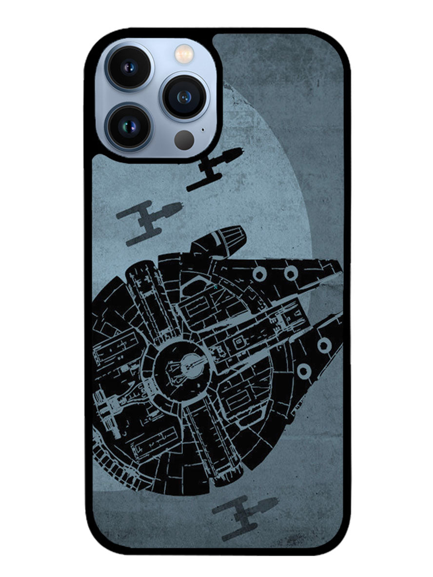 Star Wars Millenium Falcon Blue iPhone 13 Pro Max Case