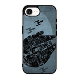 Star Wars Millenium Falcon Blue iPhone 17e Case