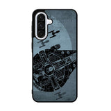 Star Wars Millenium Falcon Blue Samsung Galaxy A36 Case DC2721