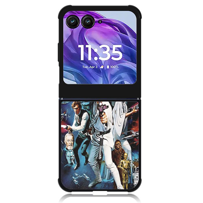Star Wars Vintage PosterStar Wars Vintage Poster Motorola Moto Razr Plus 2024 , Moto Razr+ 2024 Case