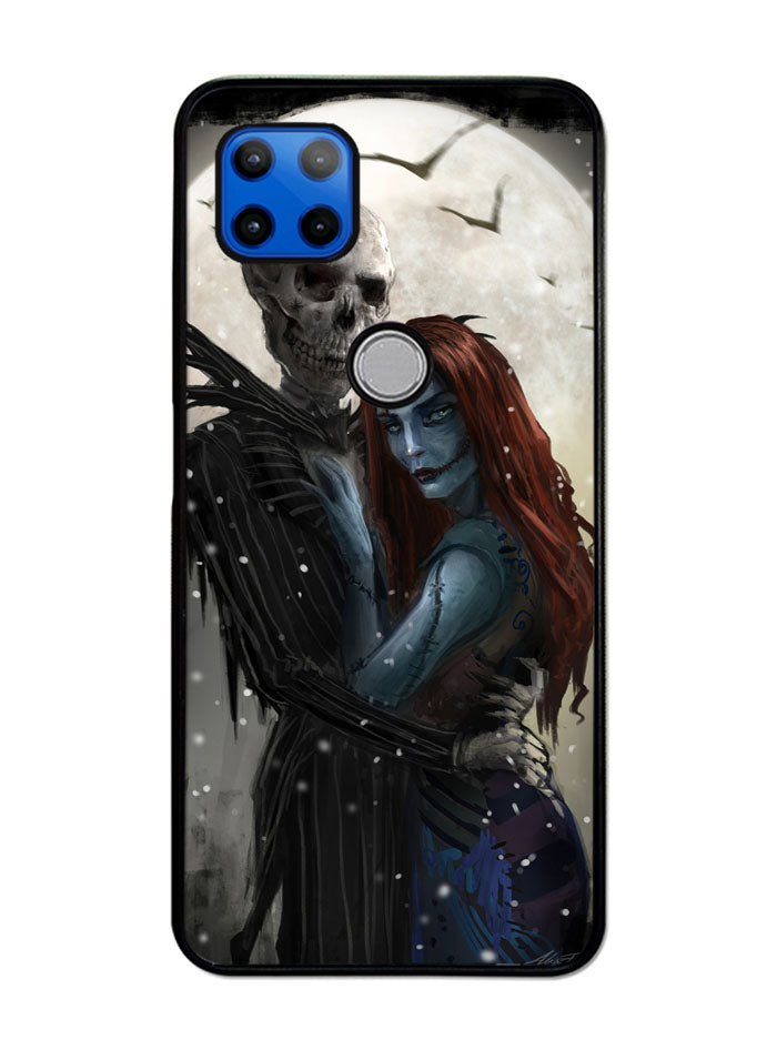 Jack Sally Skellington Nightmare Before Christmas Motorola Moto G 5G Case , Moto One 5G Ace Case