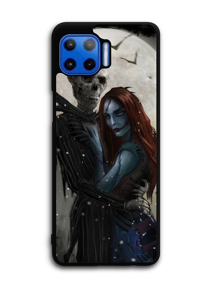 Jack Sally Skellington Nightmare Before Christmas Motorola Moto One 5G Case , Moto One 5G UW Case , Moto G 5G Plus Case