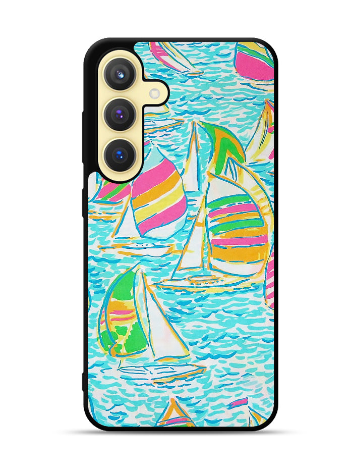 Lilly Pulitzer Sailboat Samsung Galaxy S25 Plus 5G , Samsung Galaxy S25+ 5G Case