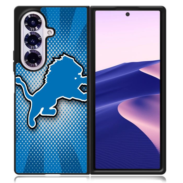 Detroit Lions Liser Samsung Galaxy Z Fold 7 Case DC0504