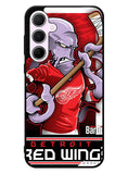 NHL Cartoon Mascout Detroit Red Wings Samsung Galaxy A35 5G Case