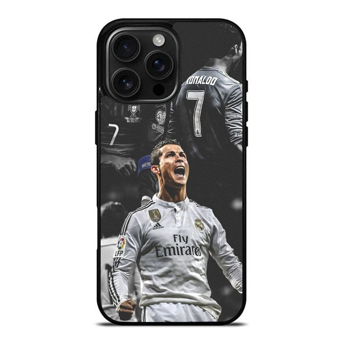 Cristiano Ronaldo Real Madrid Case iPhone 16 Pro Case DC0402