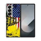 American Gadsden Flag Worn Samsung Galaxy Z Fold 7 5G Case