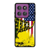American Gadsden Flag Worn Motorola Moto Edge 60 Pro Case