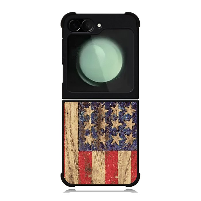 Vintage Patriotic American Flag Samsung Galaxy Z Flip 6 Case