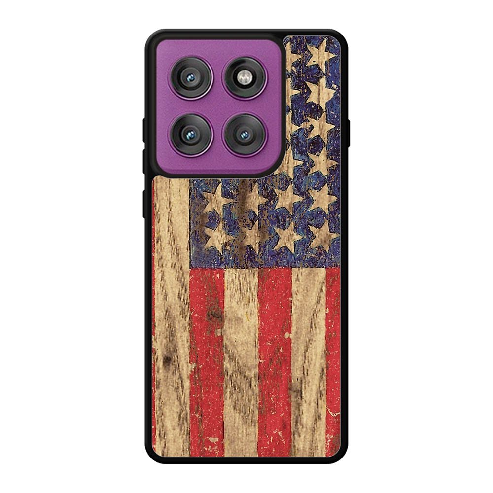 Vintage Patriotic American Flag Motorola Moto Edge 60 Pro Case