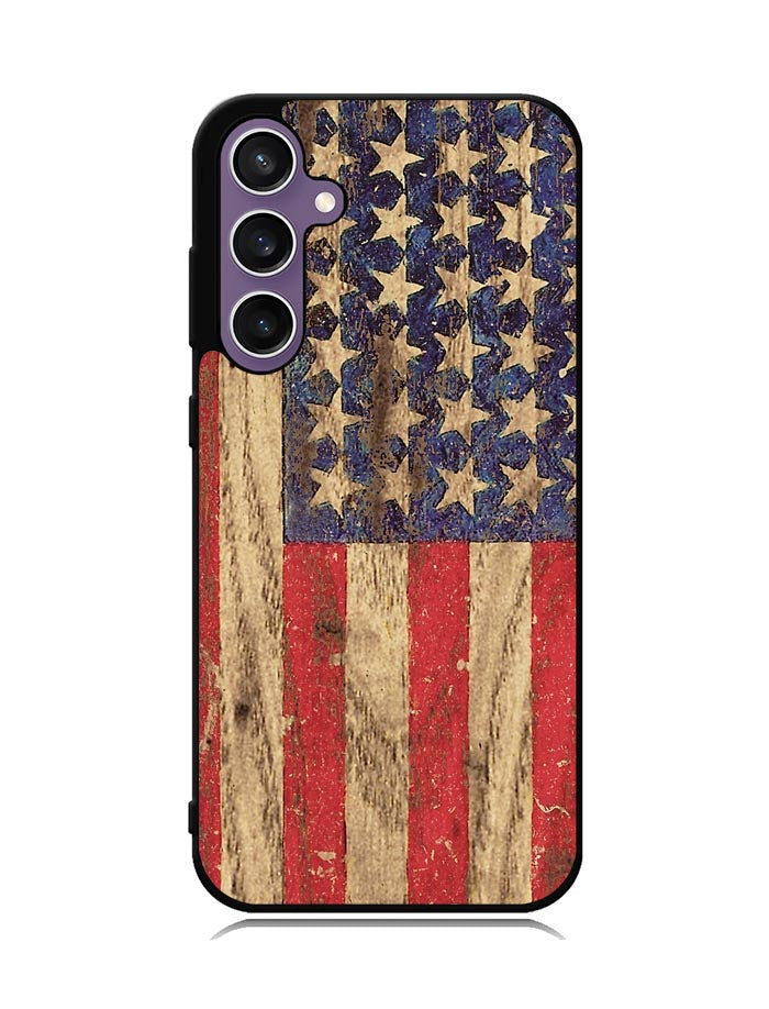 Vintage Patriotic American Flag Samsung Galaxy S23 FE 5G Case