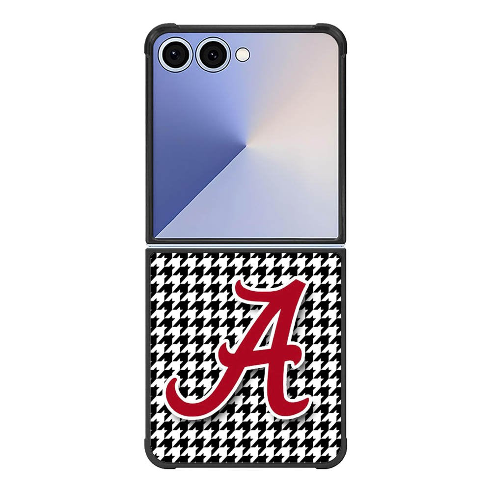 Alabama Houndstooth Crimson Tide Samsung Galaxy Z Flip 7 5G Case