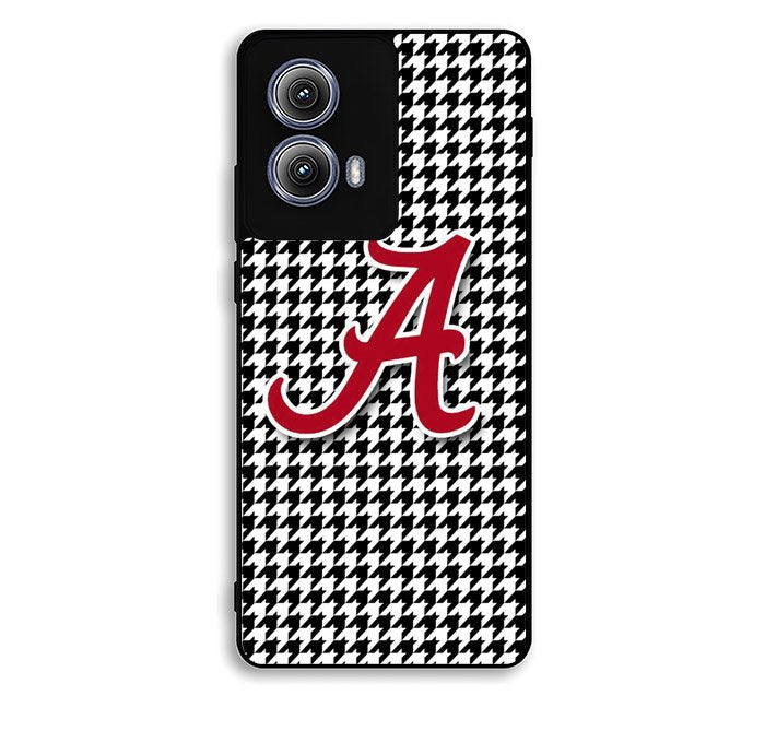 Alabama Houndstooth Crimson Tide Motorola Moto Edge 2024 Case DC6611