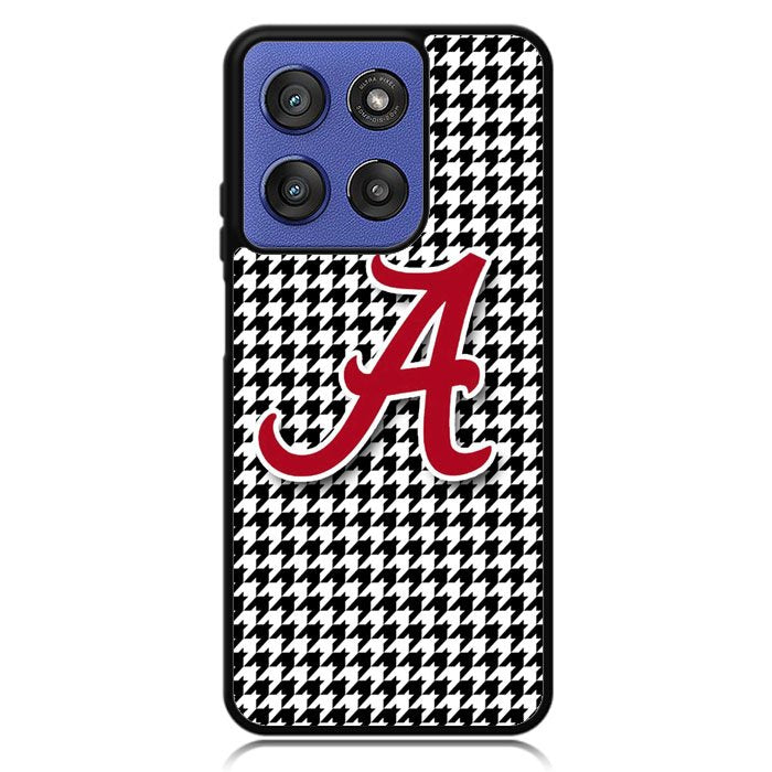 Alabama Houndstooth Crimson Tide Motorola Moto G Stylus 5G 2025 DC0050