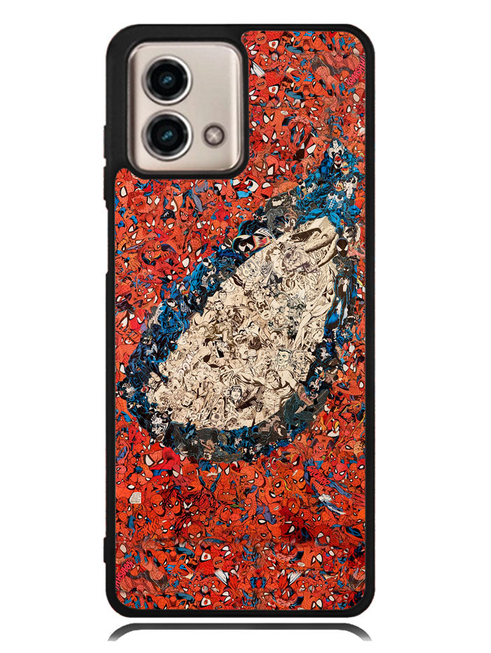 Spiderman Eye Collage Marvel Avengers Motorola Moto G Stylus 5G 2023 Case