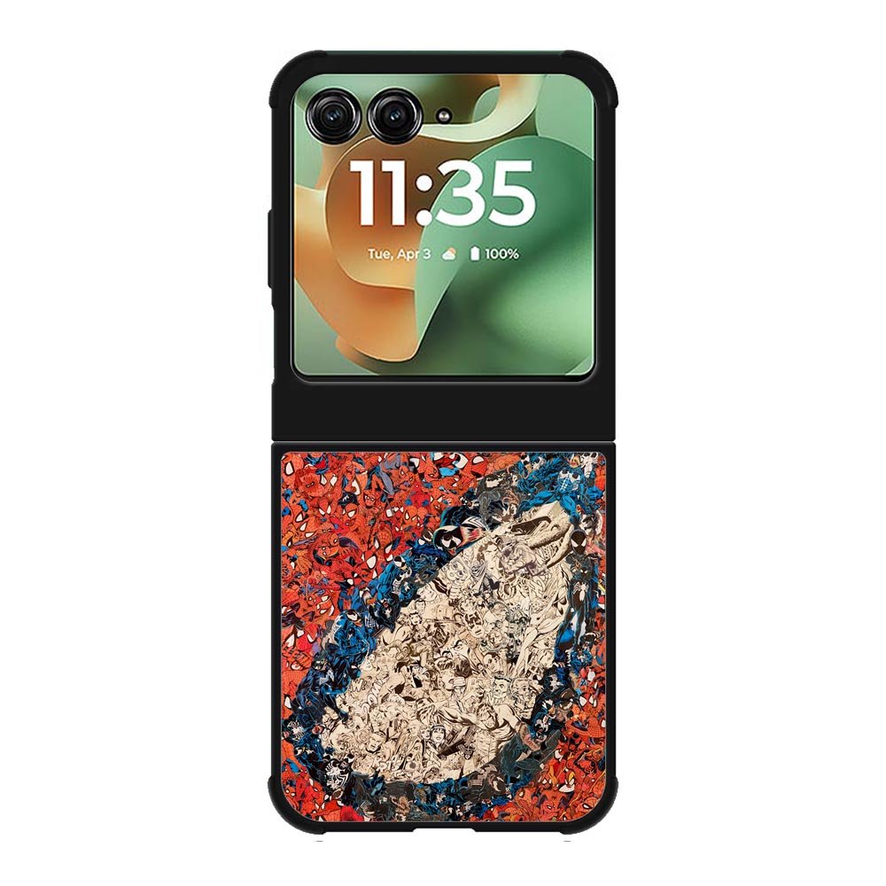 Spiderman Eye Collage Marvel Avengers Motorola Moto RAZR 2025 Case
