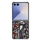 Nightmare Before Christmas Art Glass Samsung Galaxy Z Flip 7 5G Case