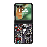 Nightmare Before Christmas Art Glass Motorola Moto RAZR 2025 Case