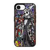 Nightmare Before Christmas Art Glass iPhone 17e Case DC1284
