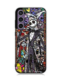 Nightmare Before Christmas Art Glass Samsung Galaxy S23 FE 5G Case