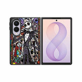 Nightmare Before Christmas Art Glass Samsung Galaxy Z Fold 8 Case DC1284