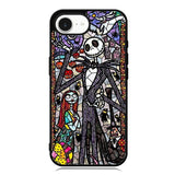 Nightmare Before Christmas Art Glass iPhone 16e Case DC1284